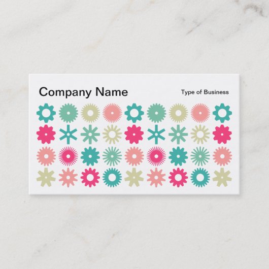 Carte De Visite Cogs - Couleurs 01 (Devant)