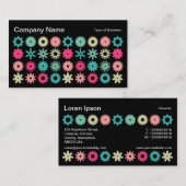 Carte De Visite Cogs - Couleurs 01 (Devant / Derrière)