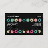 Carte De Visite Cogs - Couleurs 01 (Dos)