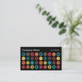 Carte De Visite Cogs - Couleurs 02 (Debout devant)