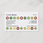 Carte De Visite Cogs - Couleurs 03 (Dos)