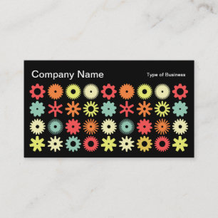 Carte De Visite Cogs - Couleurs 04