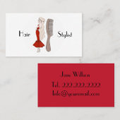 Carte De Visite Coiffeur (Devant / Derrière)