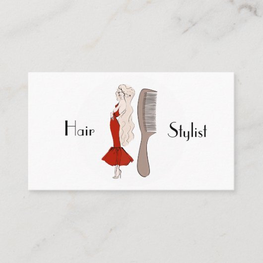 Carte De Visite Coiffeur (Devant)