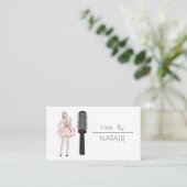 Carte De Visite Coiffeur (Debout devant)