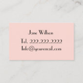 Carte De Visite Coiffeur (Dos)