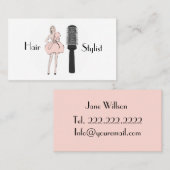 Carte De Visite Coiffeur (Devant / Derrière)
