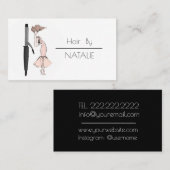 Carte De Visite Coiffeur (Devant / Derrière)