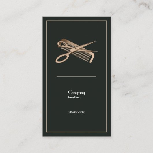 Carte De Visite Coiffeur (Devant)