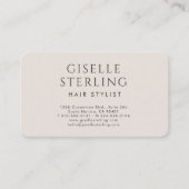 Carte De Visite Coiffeur (Devant)