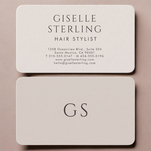 Carte De Visite Coiffeur