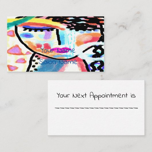 Carte de visite coiffeur (Devant / Derrière)
