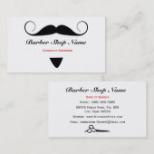 Carte De Visite Coiffeur à la mode de salon de coiffure de (Devant / Derrière)