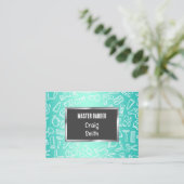 Carte De Visite ✂️ Coiffeur Barber (Debout devant)