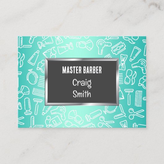 Carte De Visite ✂️ Coiffeur Barber (Devant)