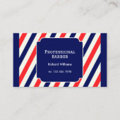 Carte De Visite Coiffeur Barbier (Devant)
