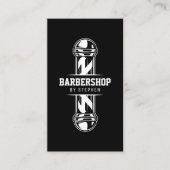 Carte De Visite Coiffeur Barbier Coiffeuse Salon de Coiffure Bold  (Devant)