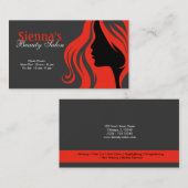 Carte De Visite Coiffeur (brique) (Devant / Derrière)