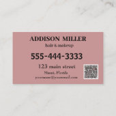 Carte De Visite Coiffeur chic et rétro Super (Dos)