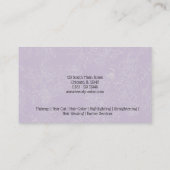 Carte De Visite Coiffeur choisir la couleur arrière - plan (Dos)