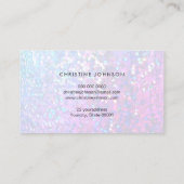 Carte De Visite coiffeur de bokeh (Dos)