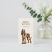 Carte De Visite Coiffeur de chiens (Debout devant)