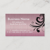 Carte De Visite Coiffeur de femme de silhouette (Dos)