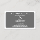Carte De Visite coiffeur de mod (couleur personnalisable) (Dos)
