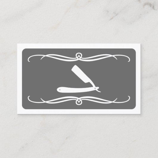 Carte De Visite coiffeur de mod (couleur personnalisable) (Devant)