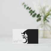 Carte De Visite Coiffeur de mod de Deco (Debout devant)