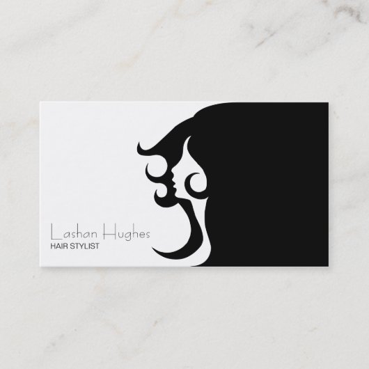 Carte De Visite Coiffeur de mod de Deco (Devant)