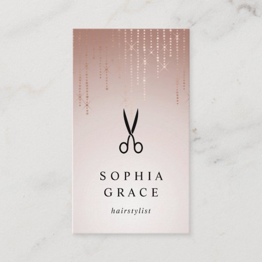 Carte De Visite Coiffeur de pluie (Devant)