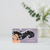 Carte De Visite Coiffeur de salon de femme (Debout devant)