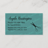 Carte De Visite Coiffeur Deisgn élégant (Devant)