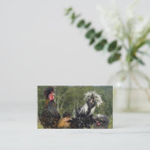 Carte De Visite Coiffeur/établissement d'incubation - bilatéral (Debout devant)