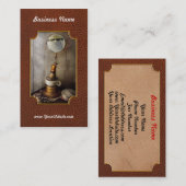 Carte De Visite Coiffeur - le rasage de matin (Devant / Derrière)