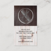 Carte De Visite Coiffeur | Logo de beauté de salon (Dos)