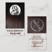 Carte De Visite Coiffeur | Logo de beauté de salon (Devant / Derrière)