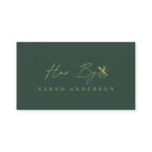 Coiffeur Luxe Vert Or avec Fidélité