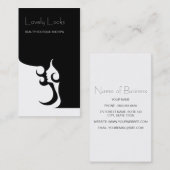 Carte De Visite Coiffeur moderne de Deco (Devant / Derrière)