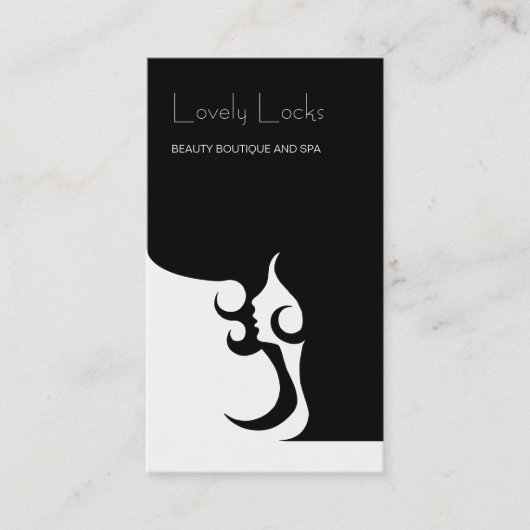 Carte De Visite Coiffeur moderne de Deco (Devant)