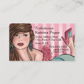 Carte De Visite Coiffeur ou Esthéticien (Devant)