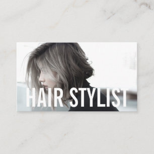 Carte De Visite Coiffeur photo moderne
