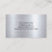 Carte De Visite Coiffeur professionnel Coiffeur Barbier (Dos)