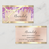 Carte De Visite Coiffeur professionnel Coiffeur Ciseaux ciseaux (Devant / Derrière)