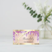 Carte De Visite Coiffeur professionnel Coiffeur Ciseaux ciseaux (Debout devant)