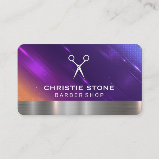 Carte De Visite Coiffeur | Salon (Devant)