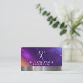 Carte De Visite Coiffeur | Salon (Debout devant)