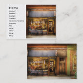 Carte De Visite Coiffeur - salon de coiffure de Towne, nom, (Devant / Derrière)