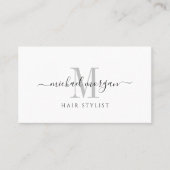 Carte De Visite Coiffeur Simple Moderne (Devant)